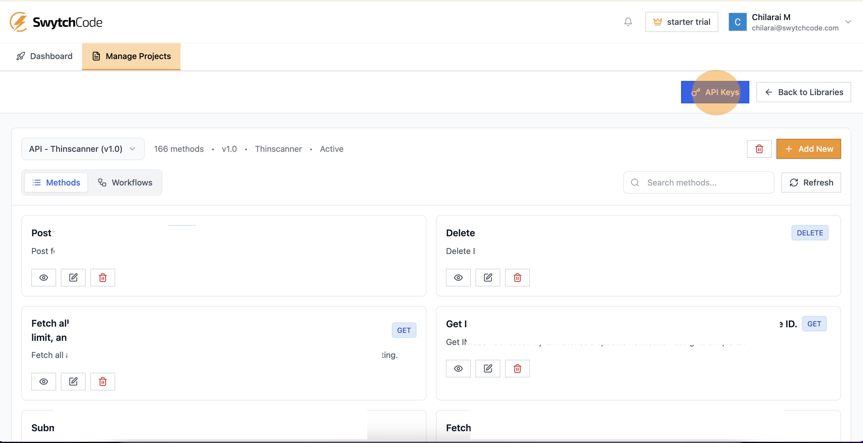API Key Generation