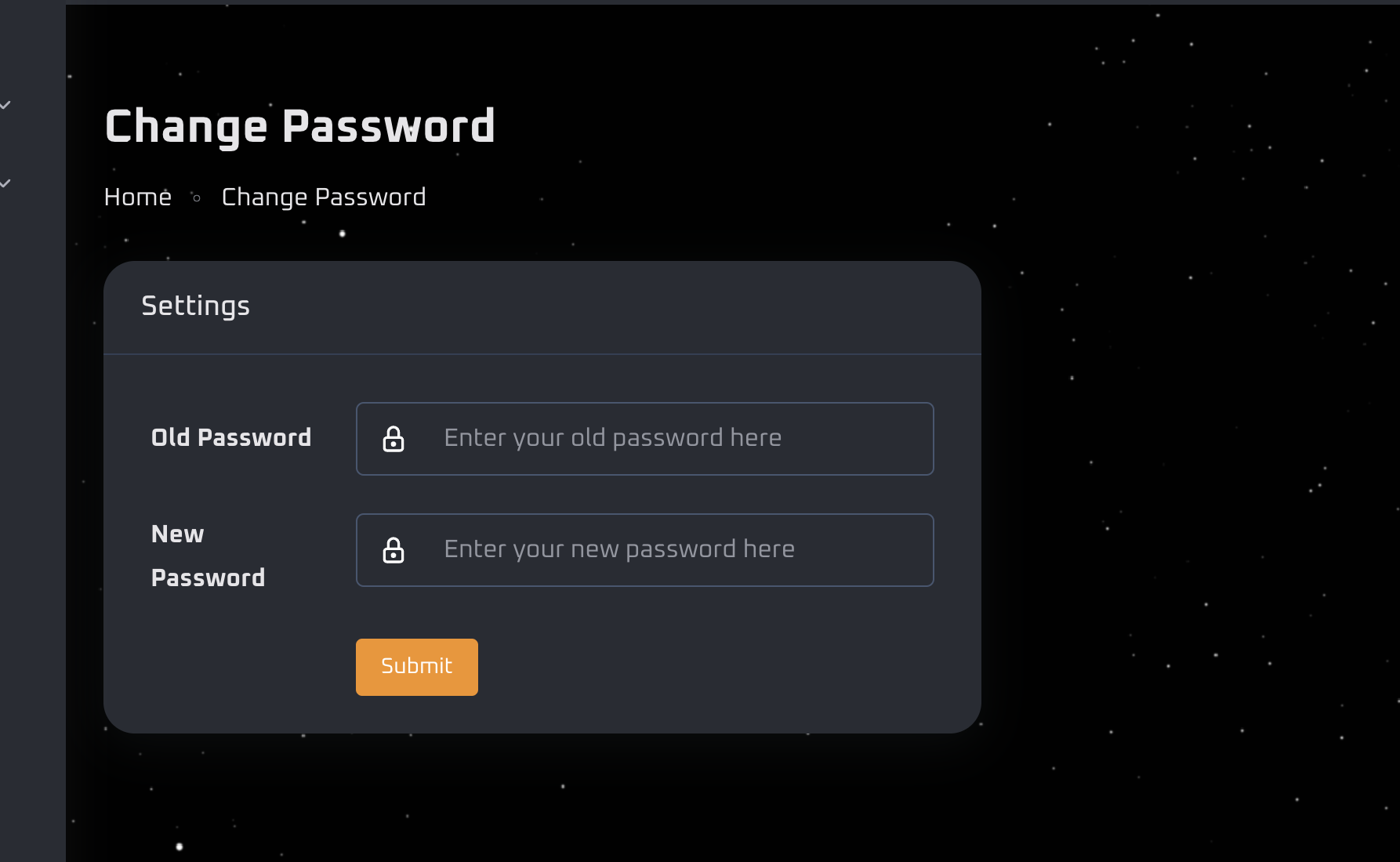 Change password