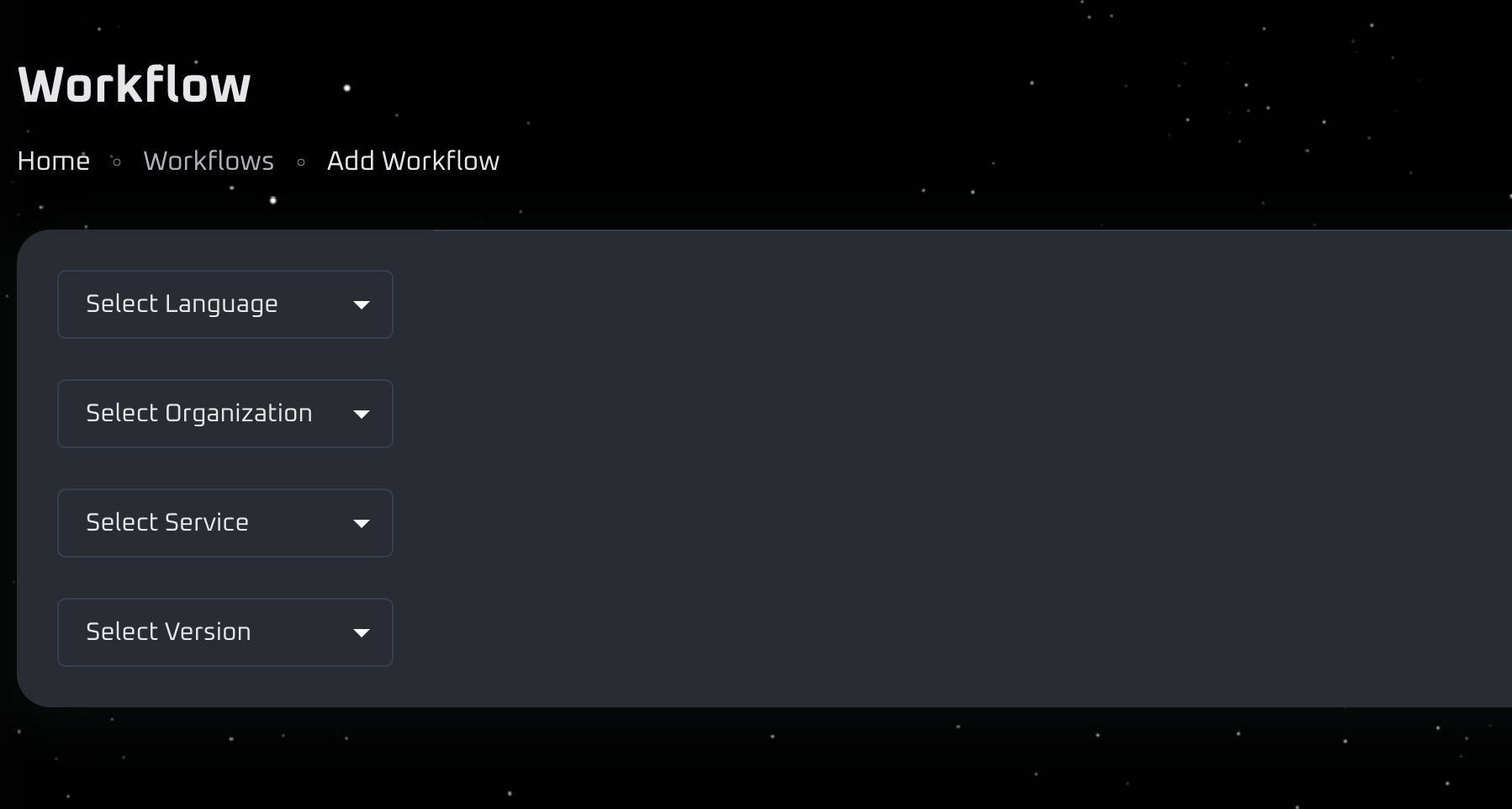 select criteria workflow